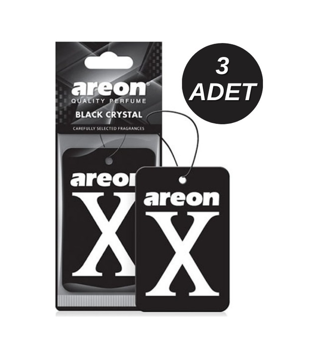 Areon X Black Crystal 3'lü Oto Araç Kokusu