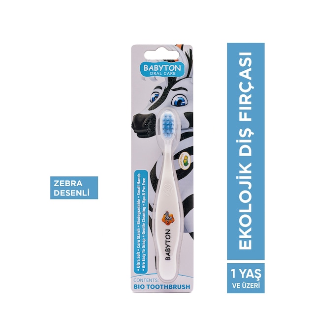Babyton Bio Zebra Çocuk Diş Fırçası