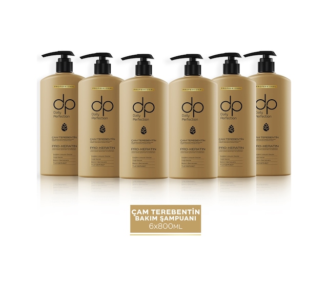 Dp Daily Perfection Şampuan Çam Terebentin 6 x 800 ML