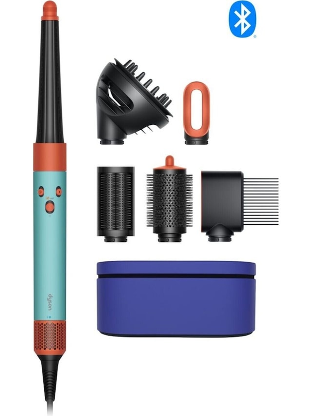 Dyson Airwrap İ.d. Kıvırcık + Bukleli Ceramic Patina / Topaz Saç Şekillendirme Seti