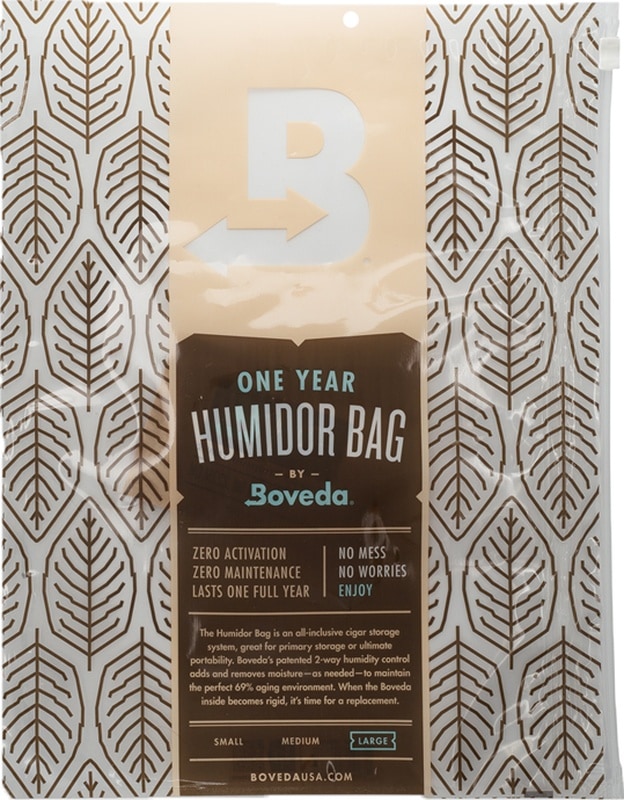 Boveda 1 Yıllık Büyük Boy Puro Poşeti Humidor