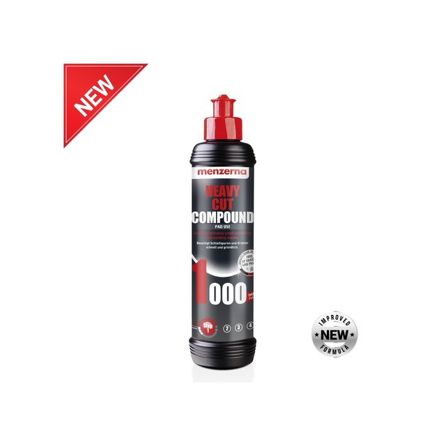 Menzerna Yeni 1000 Kalın Pasta - 250 Ml Ağır Çizik Zımpara İzi & Hızlı Kesim