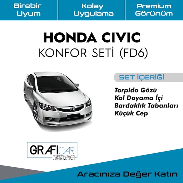 Honda Civic Fd6 Konfor Seti -Araç Içi Ses Kumaş Kaplama