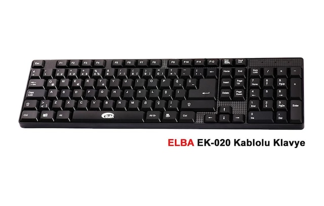 Elba EK-020 USB Siyah Türkçe Standart F Klavye