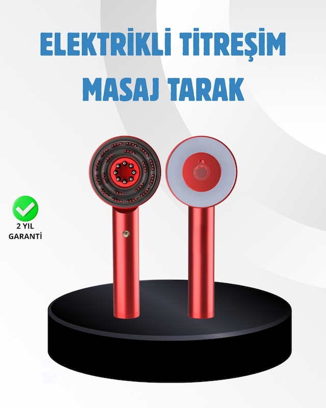 Saç Büyüme Destekleyici Elektrikli Masaj Tarak Led Ve Titreşimli Diğer
