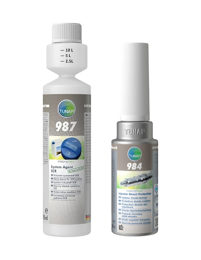 Tunap 987 + Tunap 984 Set Adblue Kristalleşme Önleyici + Dizel Enjektör Koruyucu Roa²