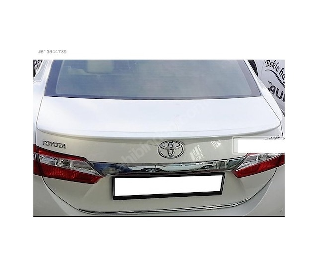 Toyota Corolla Uyumlu 2014-2018 Sedefli Inci Beyazı Spoiler