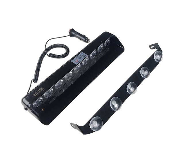 Flaş Led Çakarlı 27w 9 Led Kırmızı-mavi 8 Fonksiyonlu / Lapa175-1
