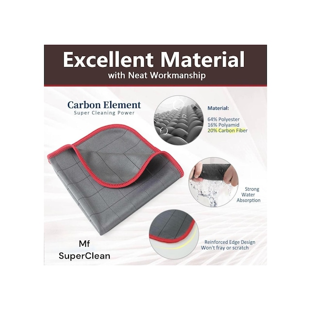 Carbon Glasscloth - Karbon Cam Bezi - 40x40 Cm - 425 Gsm