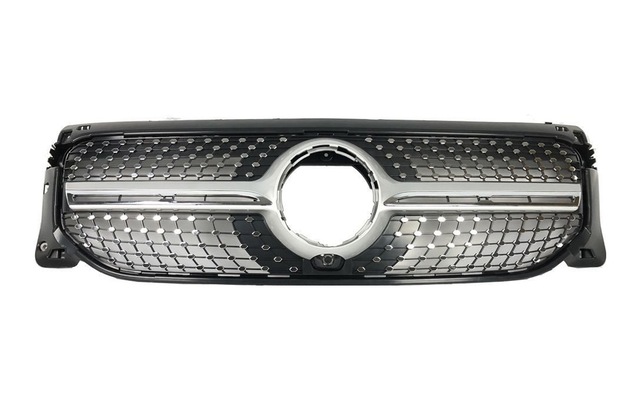 Autogp Mercedes Glb X247 Diamond Ön Panjur Izgara Krom 2019+ Agp-sm-mb-x247-dia
