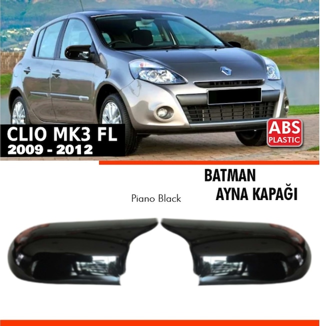 Renault Clio 3 Batman Yarasa Ayna Kapağı 2009-2012 Makyajlı Kasa