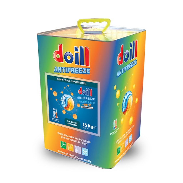 Doill -39 / -40 Derece Hazır Karışım 15 Kilogram Mavi Antifriz - G11