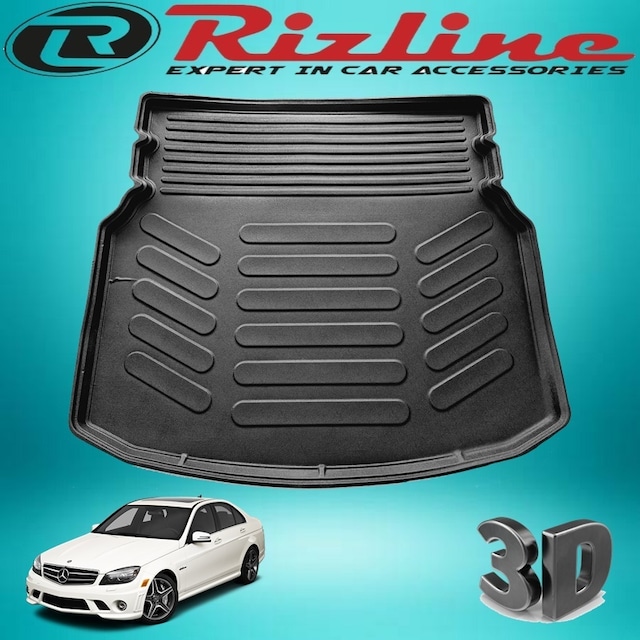 W204 3D Bagaj Havuzu Paspası Rampalı 2007-2014 Arası Rizline N11.10346