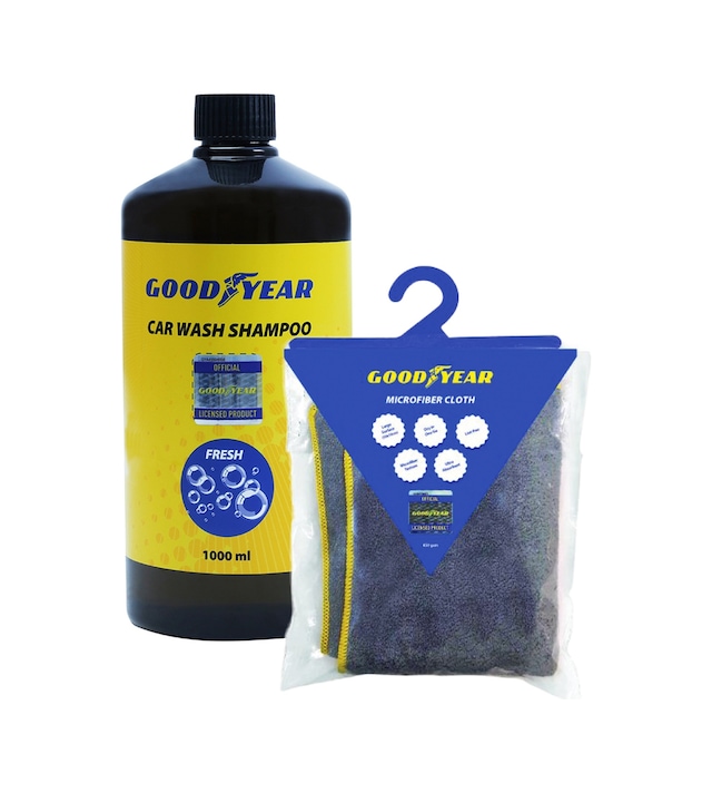 Goodyear Goodyear Oto Şampuan Ve Mikrofiber Bez Seti