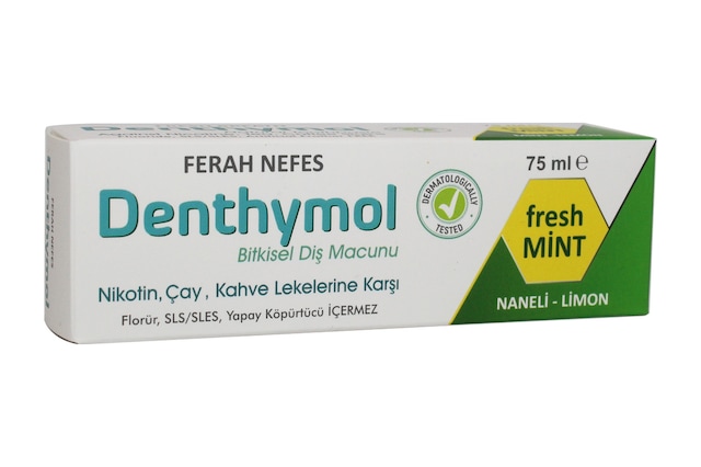 Denthymol Bitkisel Diş Macunu Ferah Nefes 75 ML