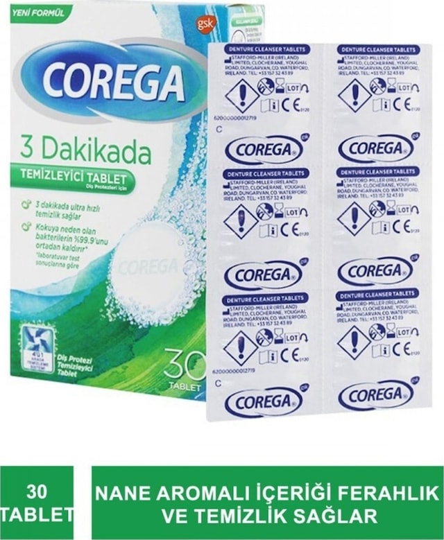 Diş Protezi Temizleyici 30 Tablet