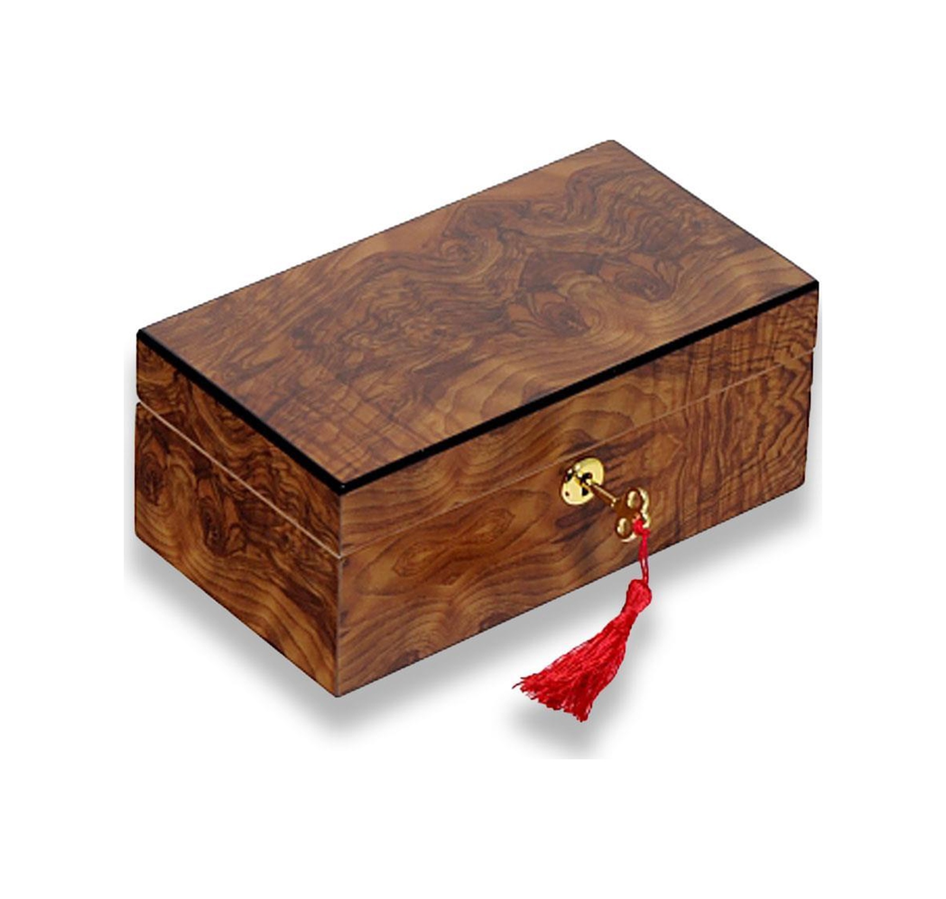 Lubinski İtaly Mini Humidor Puro Kutusu Ceviz 10's
