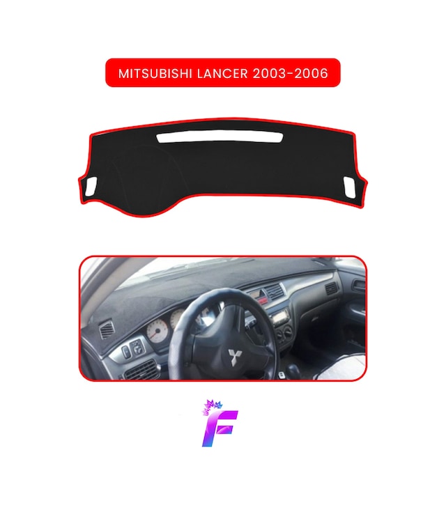 Mıtsubıshı Lancer 2003-2006 Uyumlu Torpido Örtüsü Çatlama Ve Isıya Karşı Tam Koruma Td75 Torpido Halısı