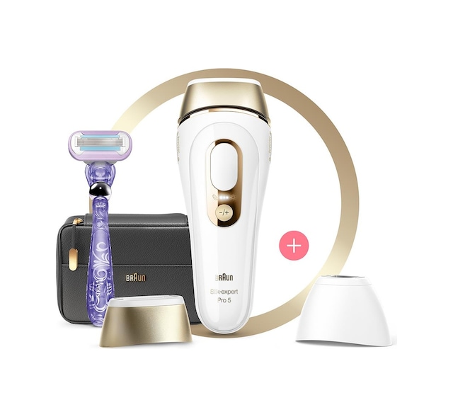 Braun Silk Expert Pro 5 PL5147 400.000 Atımlı 2 Başlıklı Yeni Nesil IPL + Tasarım Çanta