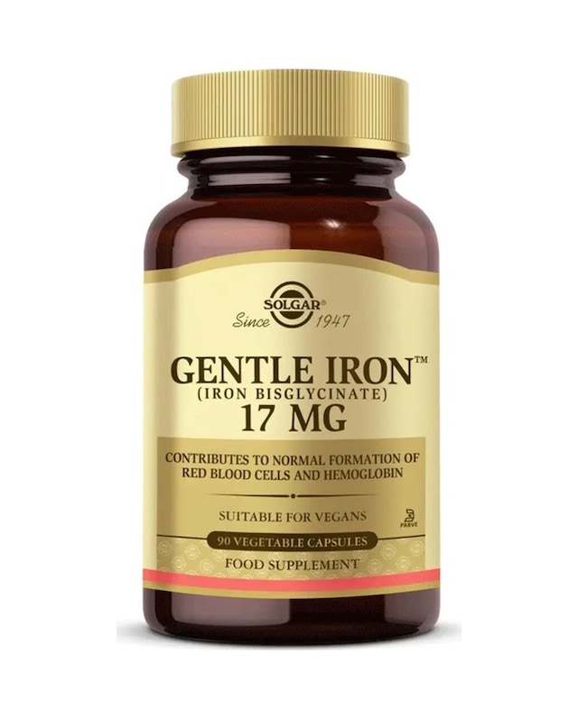 Solgar Gentle Iron 17 Mg 90 Kapsül