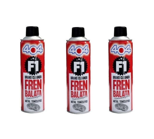 404 F1 Fren Balata Temizleyici 500 ML 3 Adet