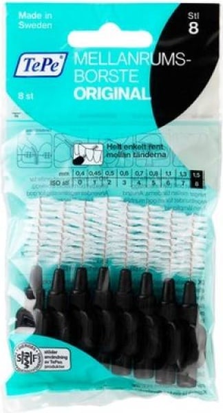 Tepe Interdental Arayüz Fırçası 8'li 1.5 MM