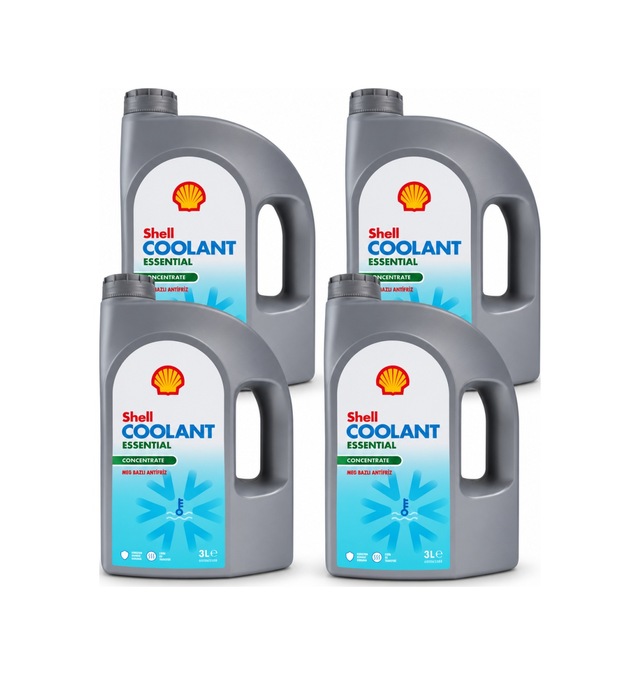 Shell Coolant Antifriz Mavi 4 X 3 Litre