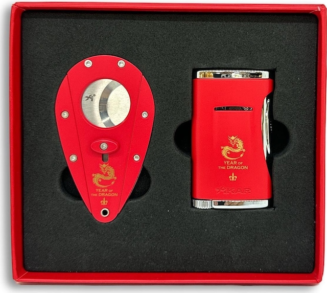 Xikar Year Of The Dragon Limited Puro Çakmağı Ve Kesici Seti