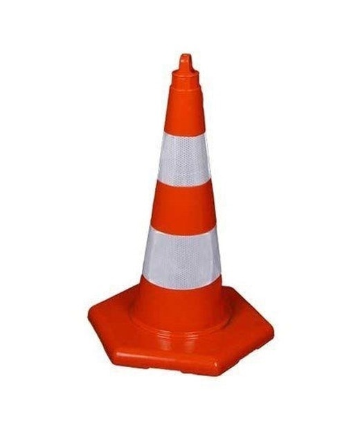Pvc Trafik Konisi 75 Cm Reflektörlü
