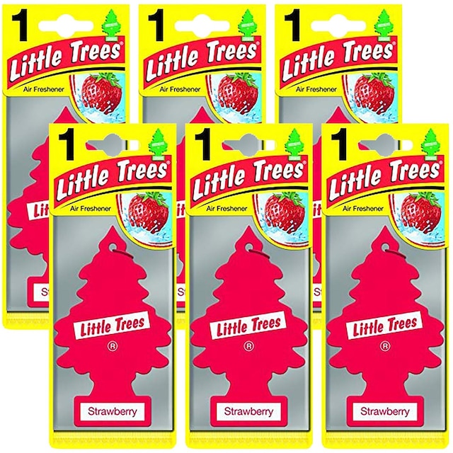 Little Trees Strawberry Çilek Aromalı Oto Kokusu 6 Adet