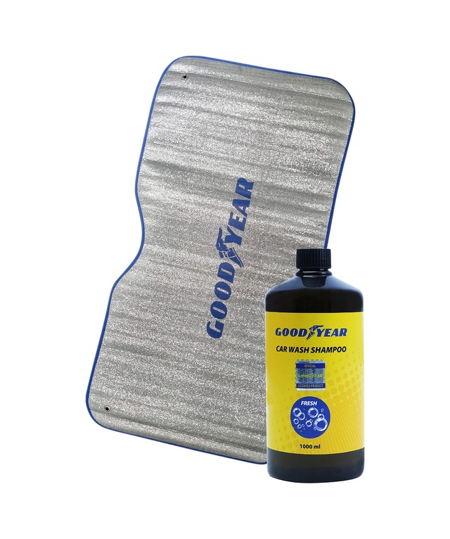 Goodyear Goodyear Güneşlik Ve Oto Şampuan Seti