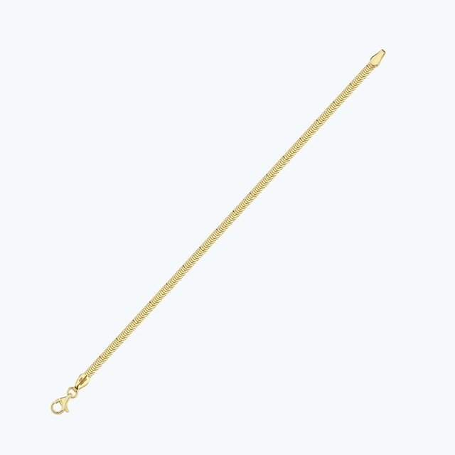 Altınbaş Altın Balıksırtı Zincir Bileklik Azcbl0002-y-25937-3 Çok Renkli