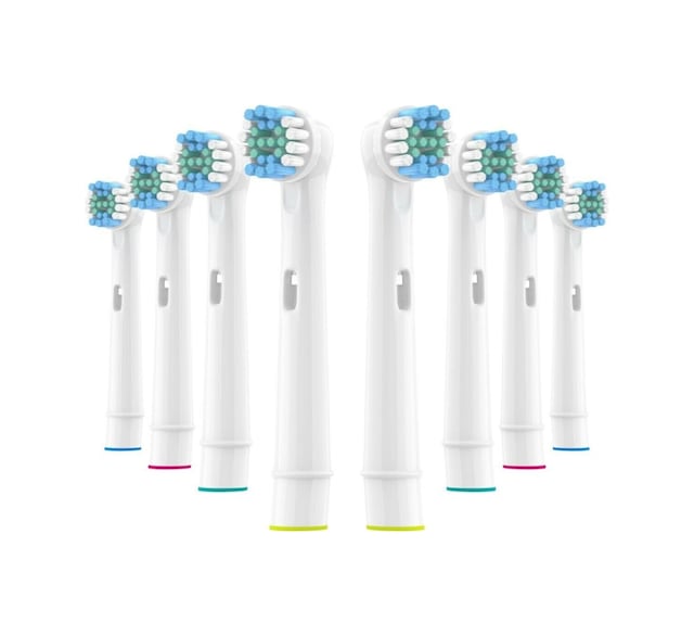 Lovyco Cross Action 8'li Oral-B Uyumlu Dış Fırçası Yedek Başlığı