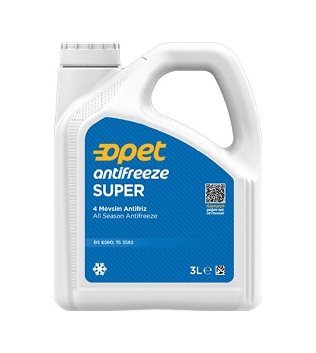 Antifiriz Süper 3 Lt Mavi Antifiriz 2025 Üretim Yeni Ambalaj
