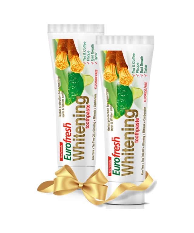 Aloe Veralı Misvaklı Beyazlatıcılı Diş Macunu 2li Alım 112gr