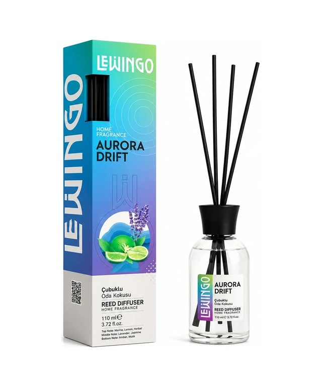 Lbk Aurora Drift Bambu Çubuklu Oda Kokusu - 110 Ml - Cam Şişe