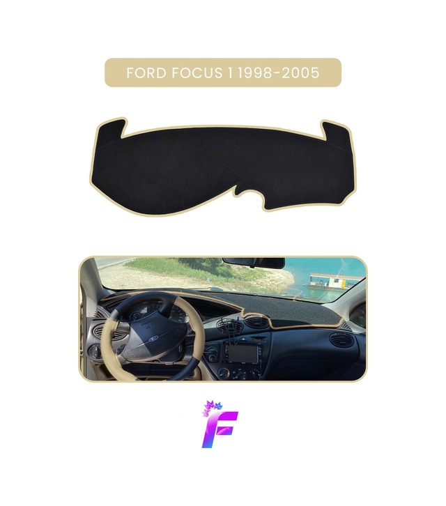 Ford Focus 1 1998-2005 Torpido Örtüsü Güneşten, Isıdan, Çatlamadan Korur Oto Aksesuar Tb73 Bej