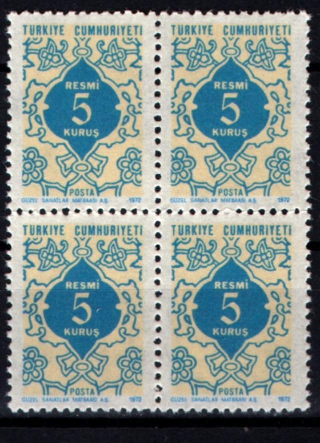 1972 Resmi Pul 5 Kuruş Tp0765 İsfila R139 Teşhir Ürün