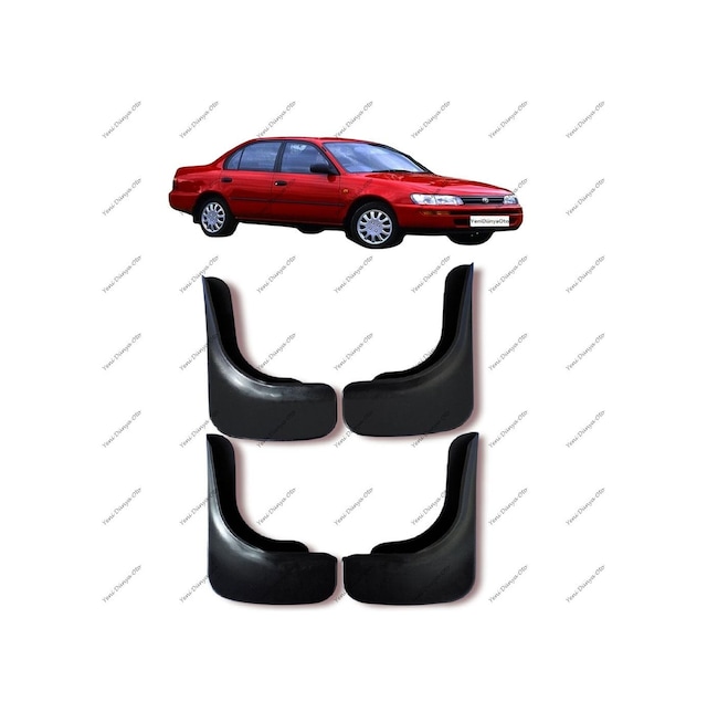 Toyota Uyumlu Corolla 1993-1998 4lü Paçalık Çamurluk Tozluk TYT0UX005