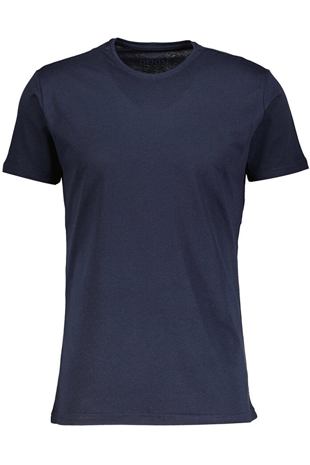First Company Denim 2310101521 478574 Erkek Tişört Lacivert