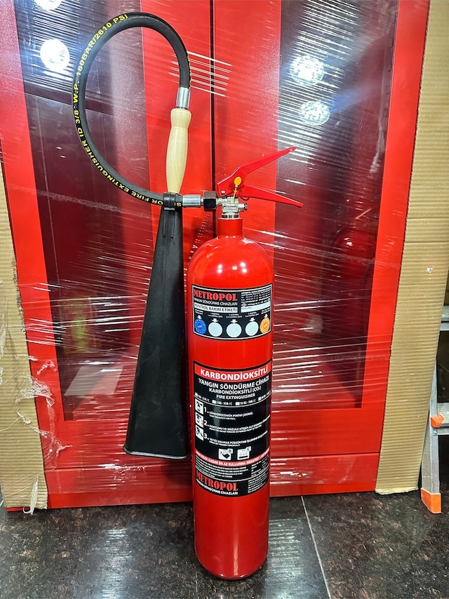 5 Kg Co2 Gazlı Yangın Söndürme Cihazı