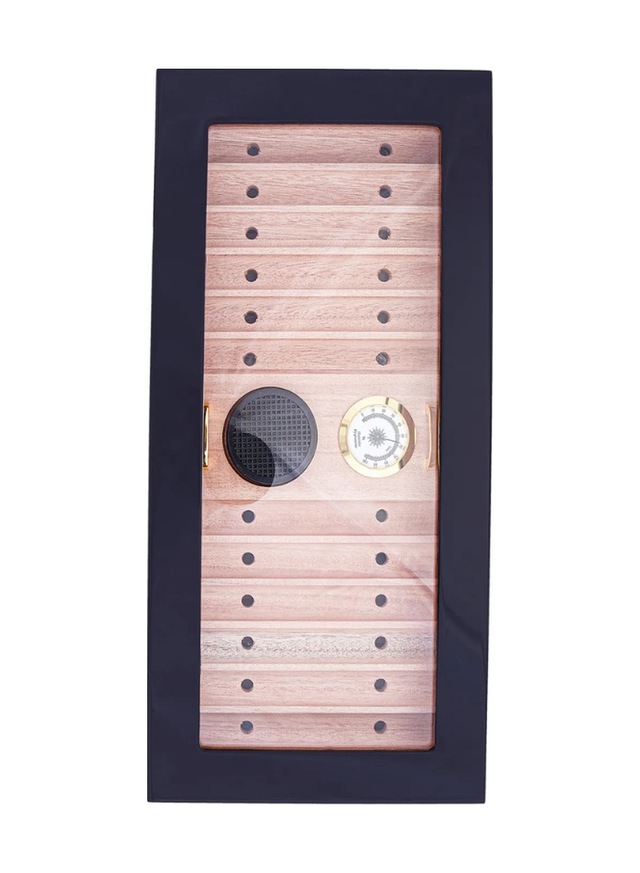 Premiumquality Tocoa Siyah Sedir Humidor Puro Kutusu - Tr8788