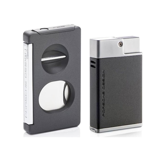 Porsche Design Puro Çakmak Ve Kesici Seti Gray P3631/26