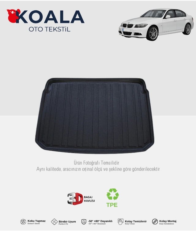 Bmw 3 Serisi E90 2005-2011 3d Bagaj Havuzu