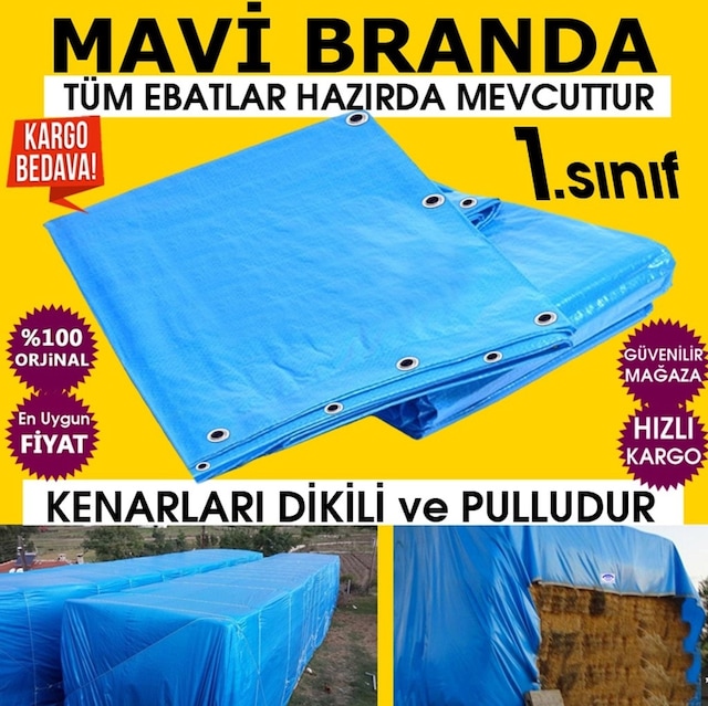Ebatlı Pvc Branda Gölgelik Su Geçirmez Çadır Branda Tente (182384068)