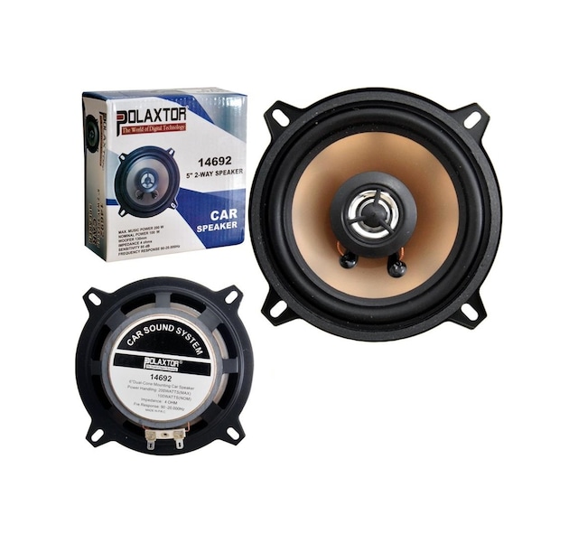 2 Adet Kapı Kolon Oto Hoparlör 13cm 200w Tweeterlı