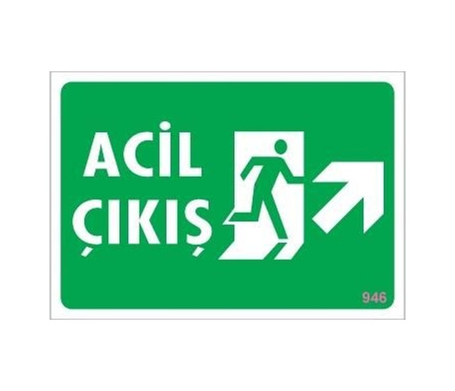 Buradabulabilirsin Acil Çıkış Uyarı Levhası 17,5x25 Kod: 946 Nl
