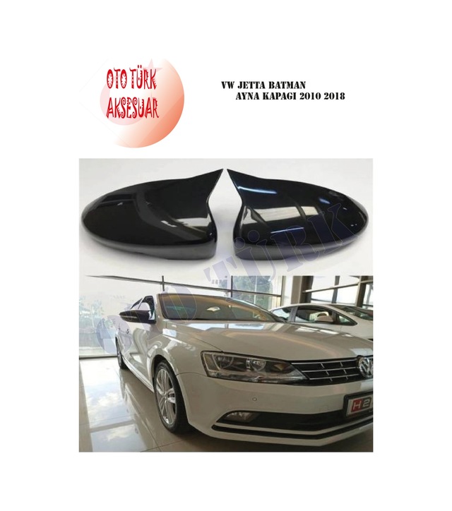 Vw Jetta Yarasa Batman Ayna Kapağı 2010 2018 Piano Black