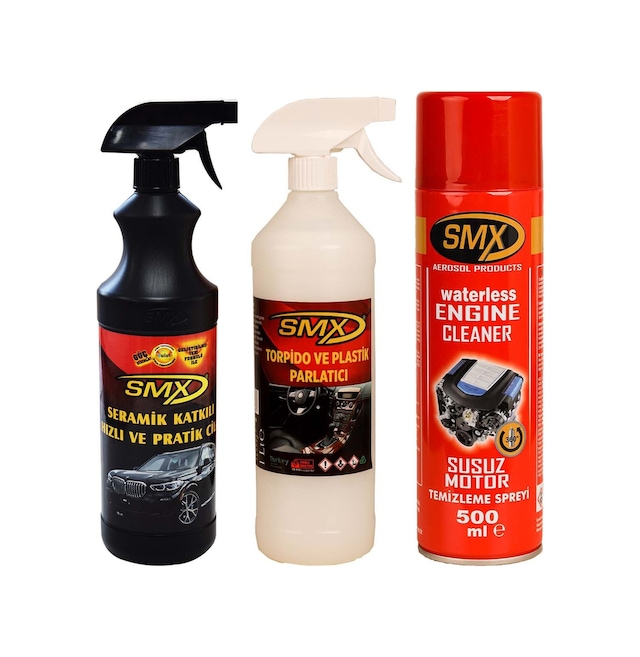 Smx Araç Bakım Seti(seramik Cila-torpido Tem.-susuz Motor Tem.)