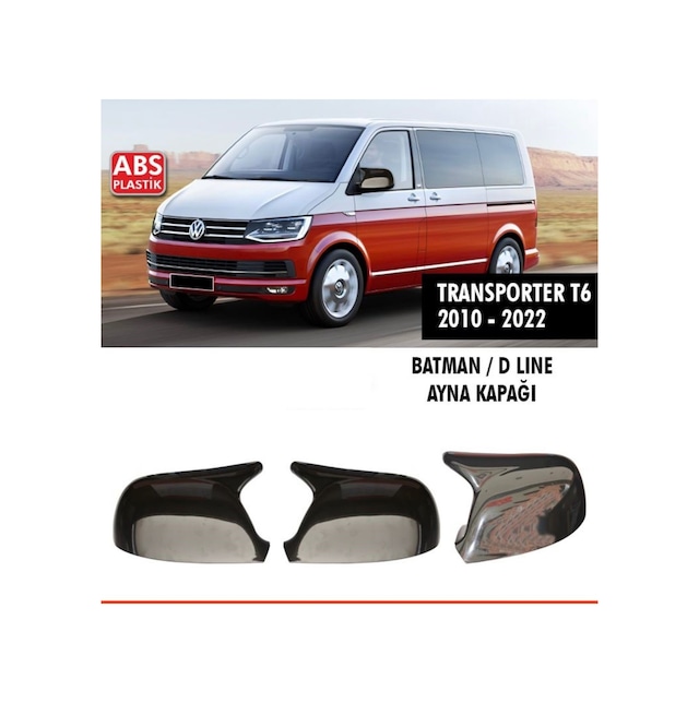 Transporter T6-t7 Yarasa Batman Ayna Kapağı Plastik 2010-2022